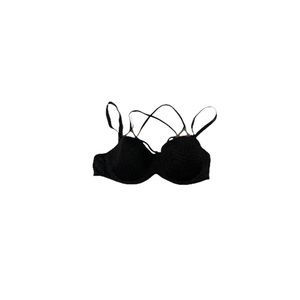 Marlies Dekkers Undressed Black and Silver Strappy Bra - Women’s Size 38B / B38